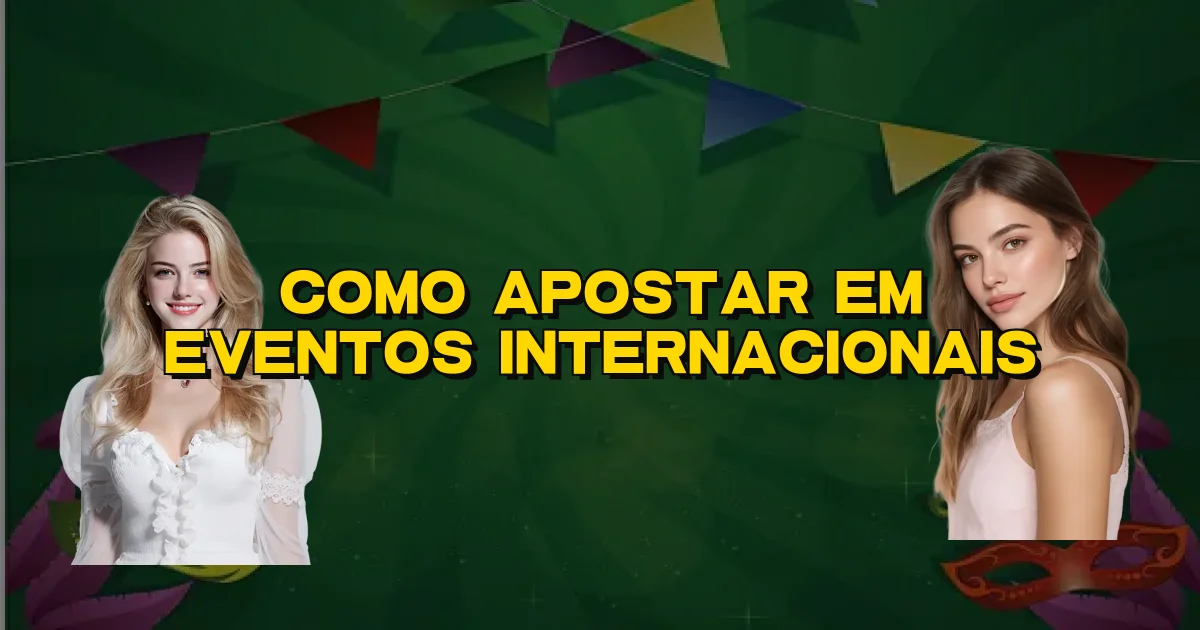 Como Apostar Em Eventos Internacionais Oficial