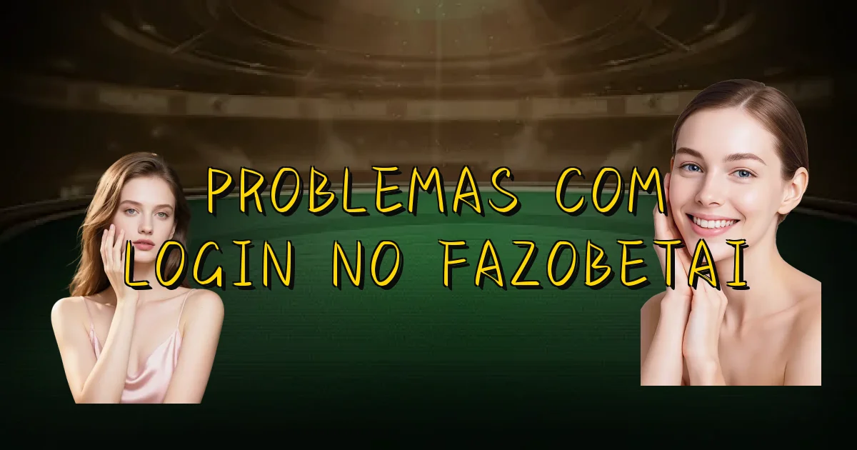 Problemas Com Login No Fazobetai Oficial